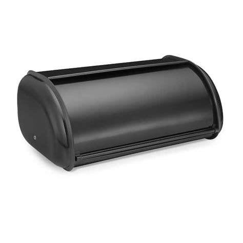 polder 210201 95 deluxe steel bread box black|Polder Deluxe Steel Bread Box .